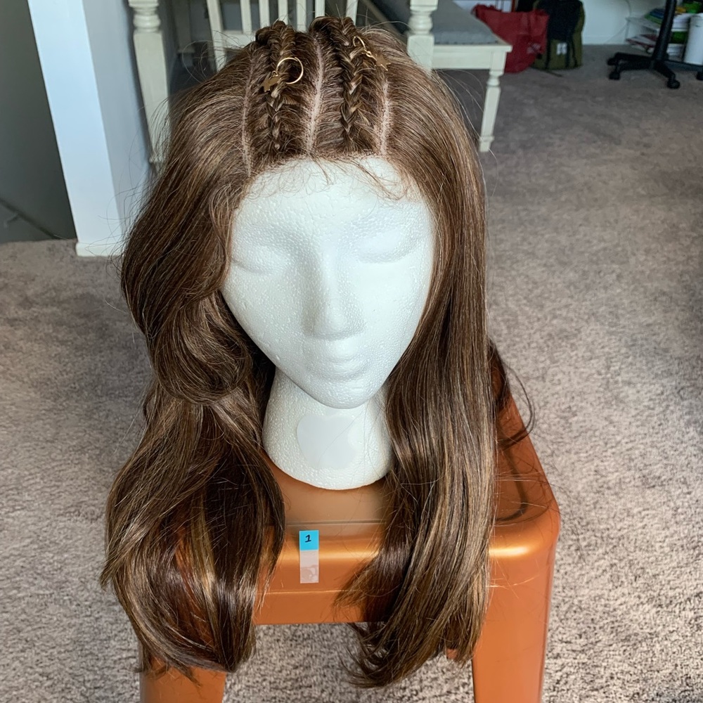 Lace front braid wig